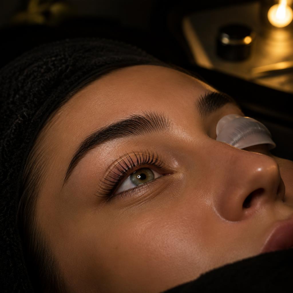 Wimpern-Lamination (Lash Lifting)